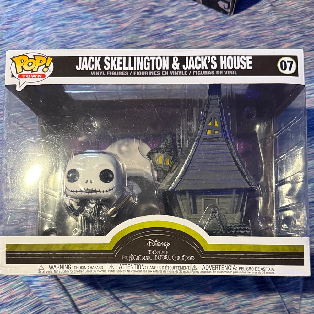 Disney Jack Skellington and Haunted House Vinyl Set